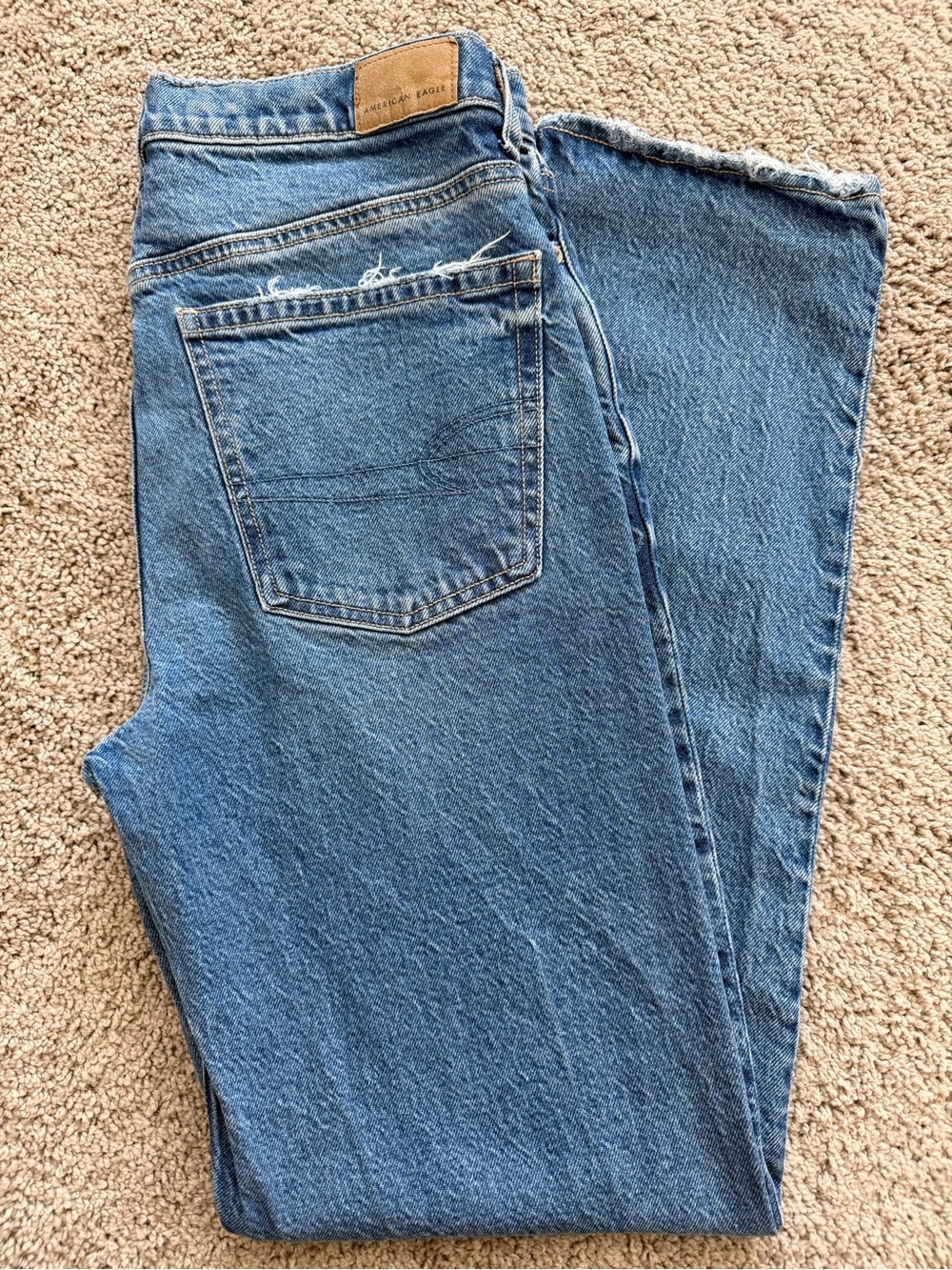 American Eagle Outfitters Super High Rise Straight Jeans